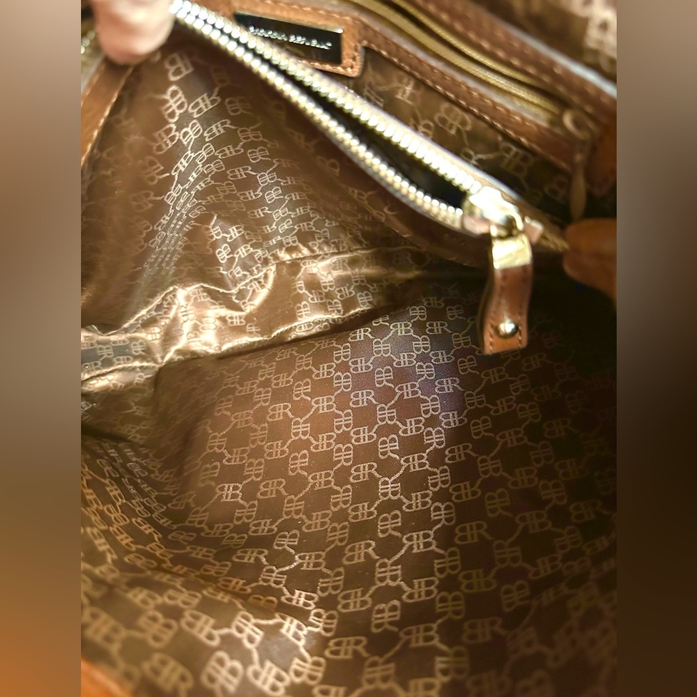 Banana Republic Cream and Brown Woven Shoulder Bag - Picture 8 of 13